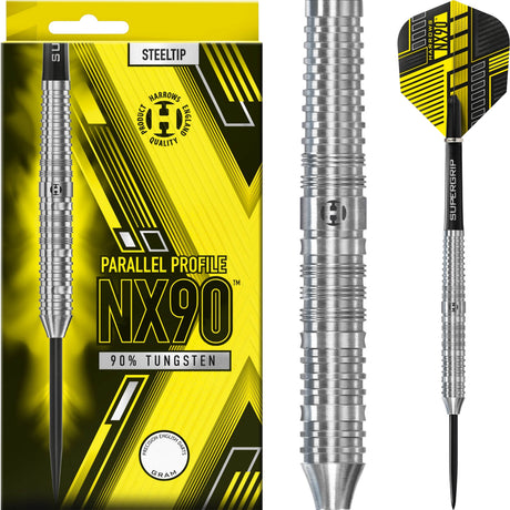Harrows - NX90 Parallel Darts - 90% Tungsten - 22g 23g 24g 26g -