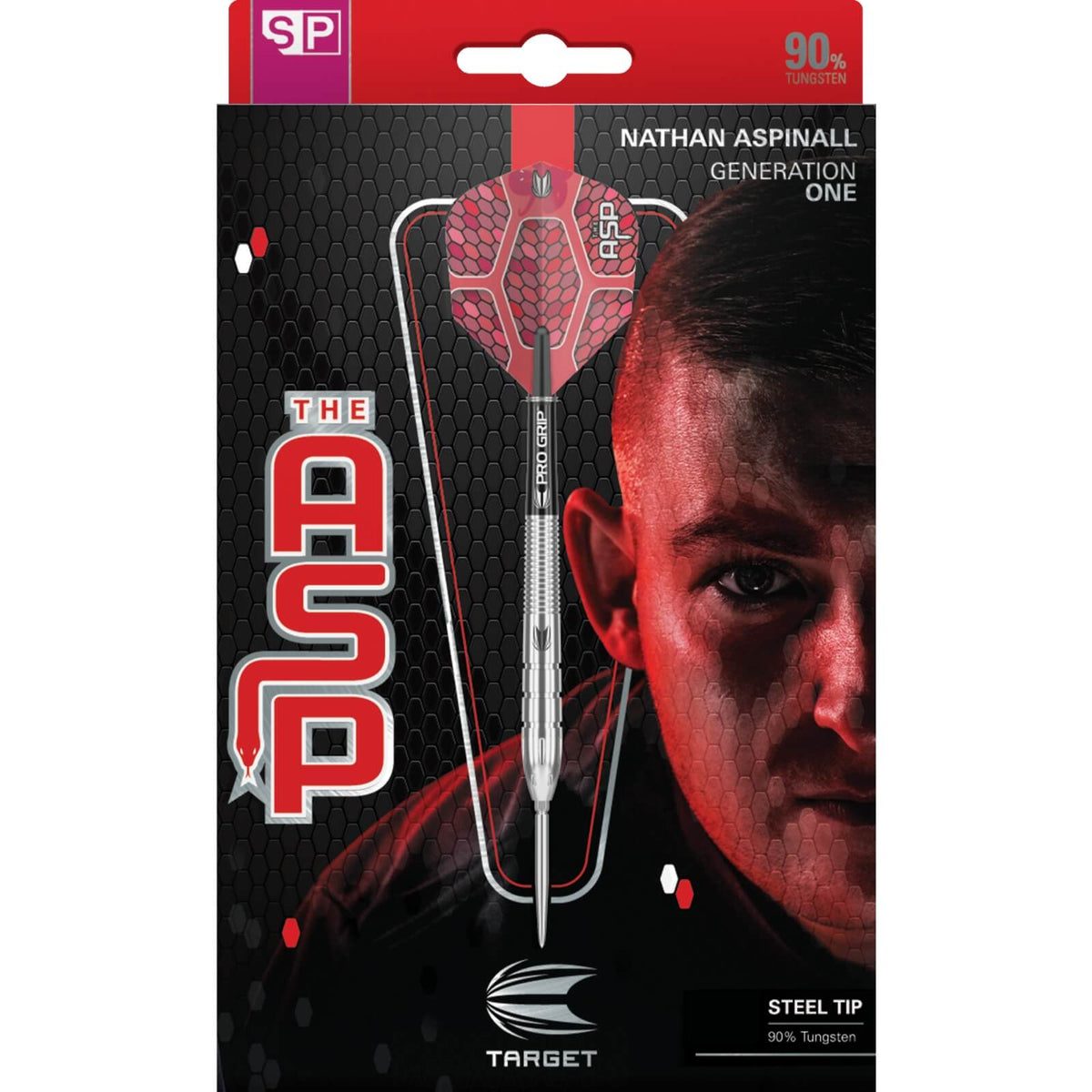 Darts - Target - Nathan Aspinall Gen 1 Darts - Swiss Point - Steel Tip - 90% Tungsten - 22g 24g 26g
