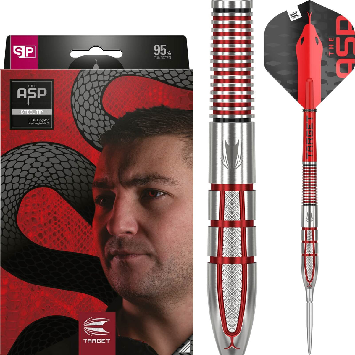 Darts - Target - Nathan Aspinall Gen 2 Darts - Swiss Point - Steel Tip - 95% Tungsten - 22g 23g 24g 26g 
