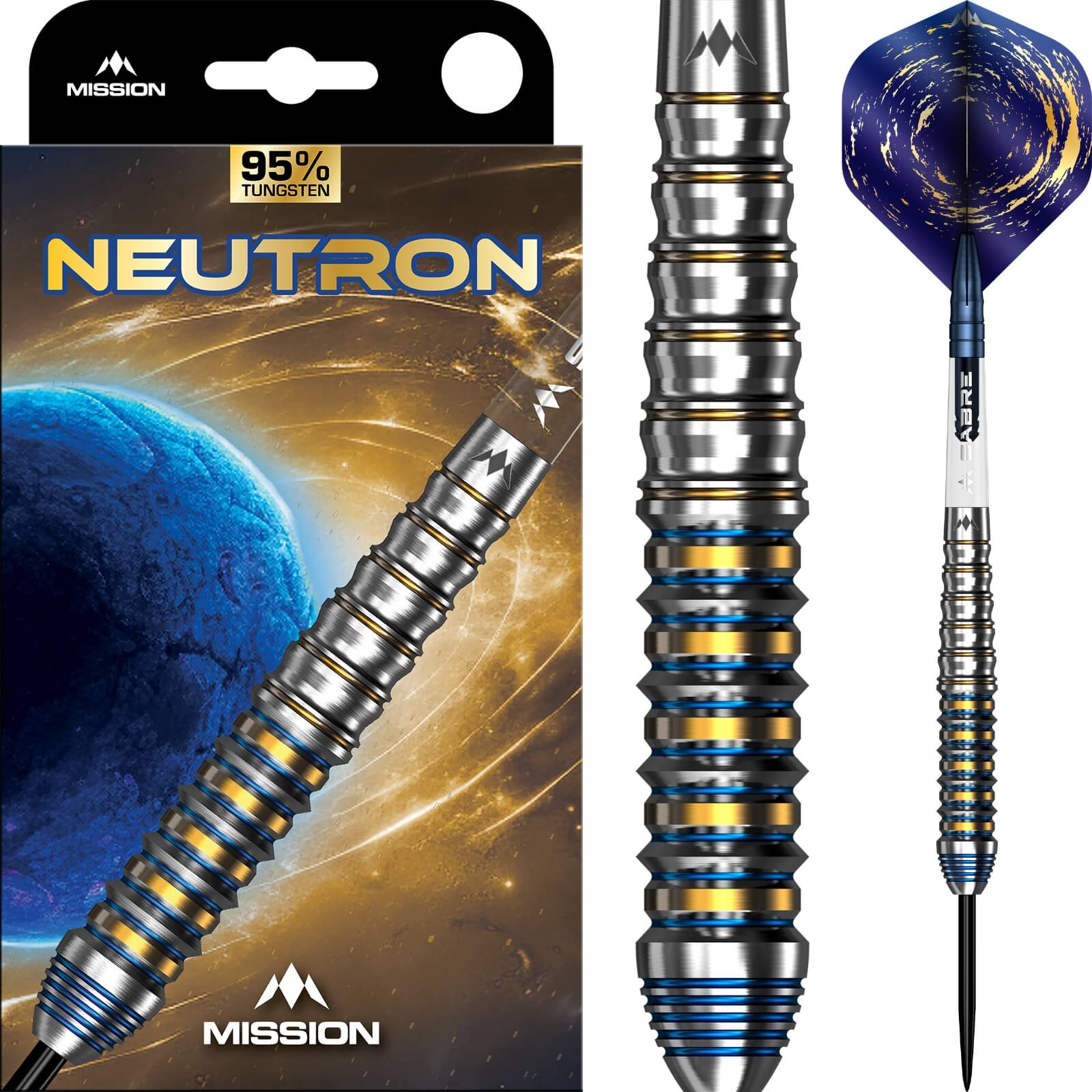 Mission - Neutron Darts - Steel Tip - 95% Tungsten - 30g 32g 34g