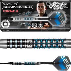 Shot - Niels Zonneveld Darts - Soft Tip - 90% Tungsten - 18g 20g -
