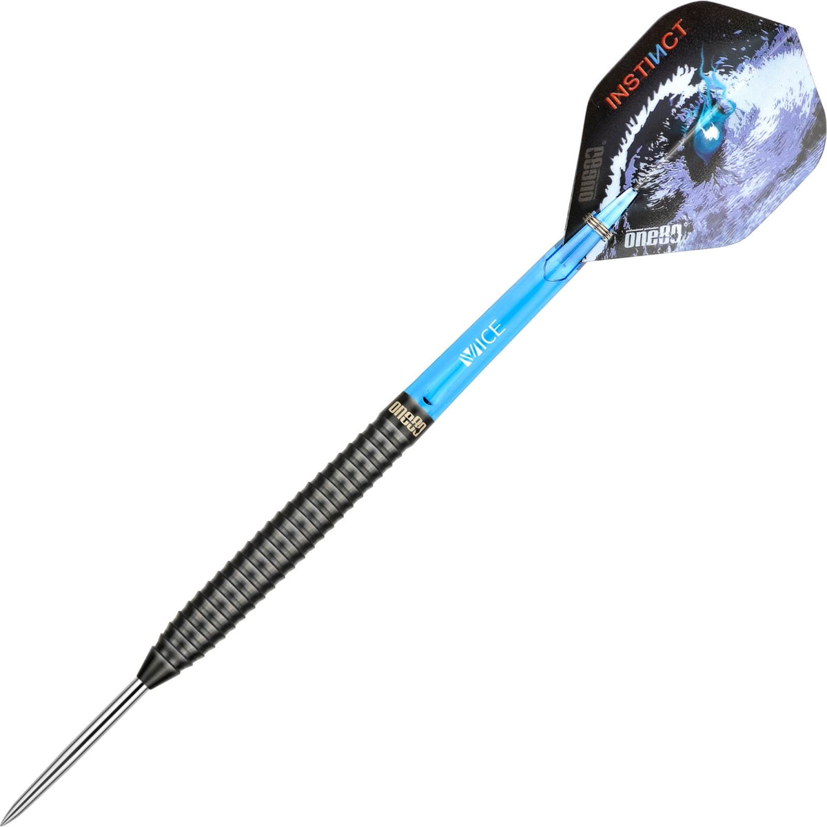 Darts - One80 - Night Hunter Attack Darts - Steel Tip - 90% Tungsten - 22g 24g