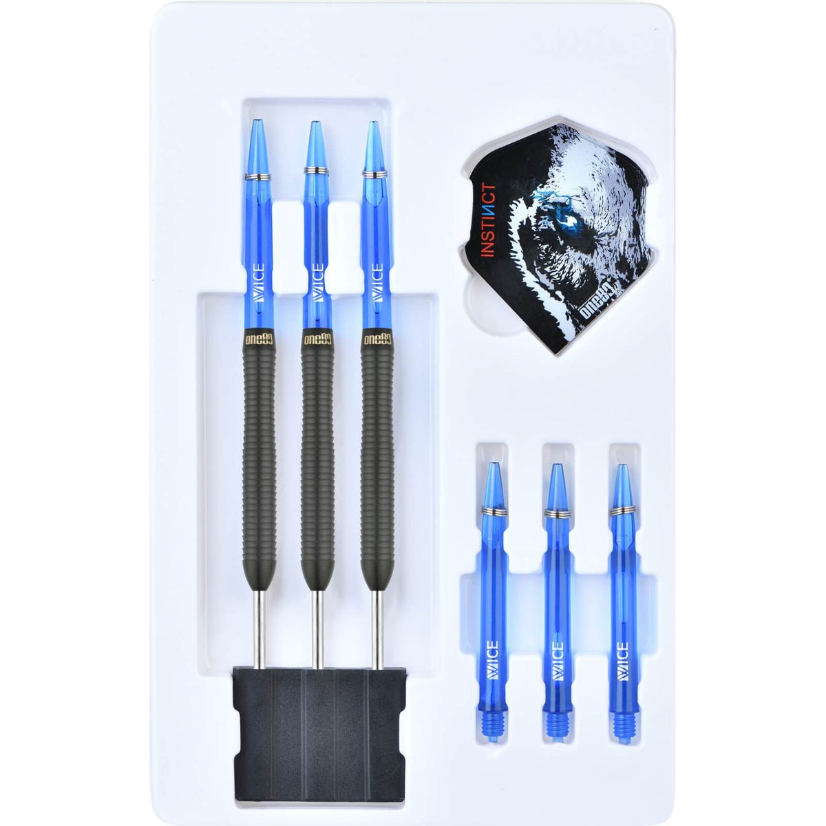 Darts - One80 - Night Hunter Velocity Darts - Steel Tip - 90% Tungsten - 22g 24g