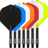 Red Dragon - Nitro Flite Black - Big Wing Dart Flights - Integrated Flight & Shaft System -