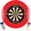 Nodor - Supamatch 5 Dartboard & Surround Ready to Play Bundle - Red