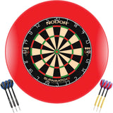 Nodor - Supamatch 5 Dartboard & Surround Ready to Play Bundle - Red