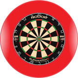 Nodor - Supamatch 5 Dartboard & Surround Bundle - Red