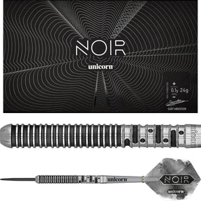 Unicorn - Gary Anderson Noir Phase 5 Darts - 90% Tungsten - 21g 22g 23g 24g 25g -