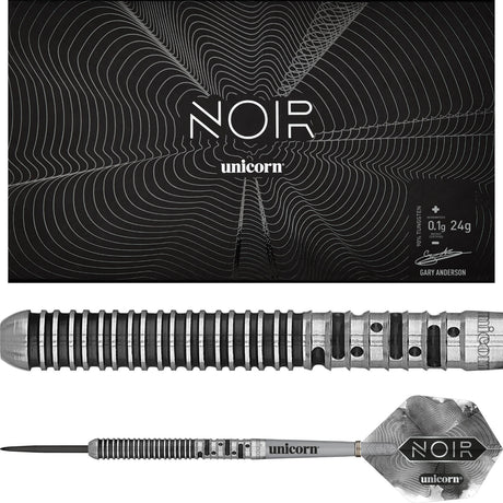 Unicorn - Gary Anderson Noir Phase 5 Darts - 90% Tungsten - 21g 22g 23g 24g 25g -