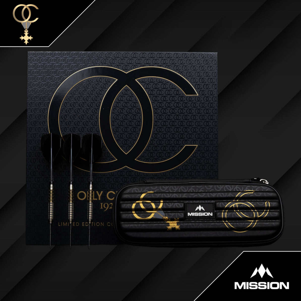 Mission - Olly Croft OBE Darts - Limited Edition - 95% Tungsten - 24g -