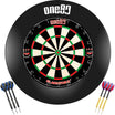 One80 - Gladiator 2+ Dartboard & Surround Ready to Play Bundle - Black