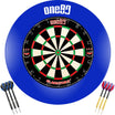 One80 - Gladiator 2+ Dartboard & Surround Ready to Play Bundle - Blue