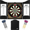 One80 - Gladiator 2+ Dartboard & Cabinet Ready to Play Bundle - Black