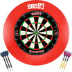 One80 - Gladiator 2+ Dartboard & Surround Ready to Play Bundle - Red