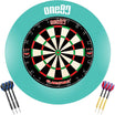 One80 - Gladiator 2+ Dartboard & Surround Ready to Play Bundle - Teal