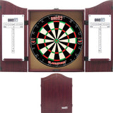 One80 - Gladiator 2+ Dartboard & Cabinet Bundle - Rosewood