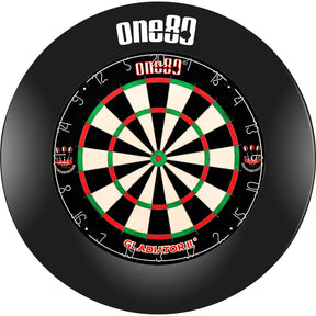 One80 - Gladiator 2+ Dartboard & Surround Bundle - Black