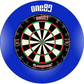 One80 - Gladiator 2+ Dartboard & Surround Bundle - Blue