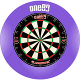 One80 - Gladiator 2+ Dartboard & Surround Bundle - Purple