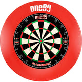One80 - Gladiator 2+ Dartboard & Surround Bundle - Red