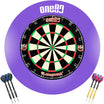 One80 - Gladiator 3+ Dartboard & Surround Ready to Play Bundle - Purple