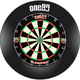 One80 - Gladiator 3+ Dartboard & Surround Bundle - Black