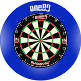 One80 - Gladiator 3+ Dartboard & Surround Bundle - Blue