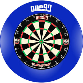 One80 - Gladiator 3+ Dartboard & Surround Bundle - Blue