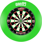 One80 - Gladiator 3+ Dartboard & Surround Bundle - Green