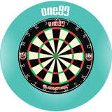 One80 - Gladiator 3+ Dartboard & Surround Bundle - Teal