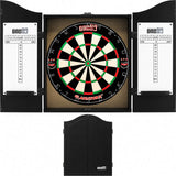 One80 - Gladiator 2+ Dartboard & Cabinet Bundle - Black