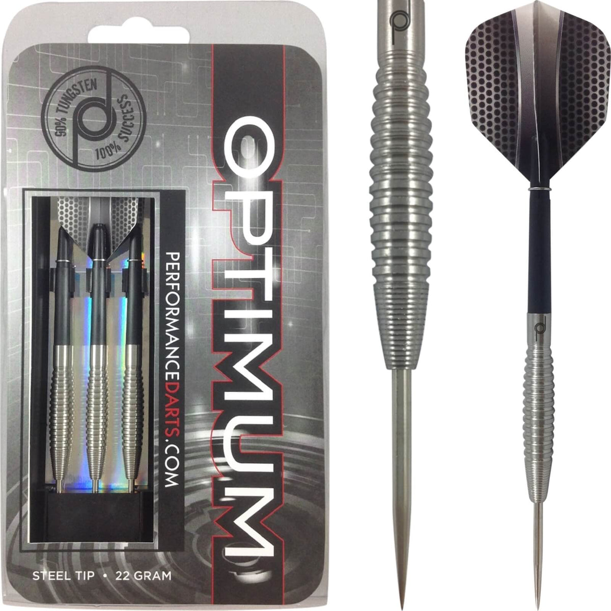 Darts - Performance Darts - Optimum - Steel Tip - 90% Tungsten - 22g 24g 