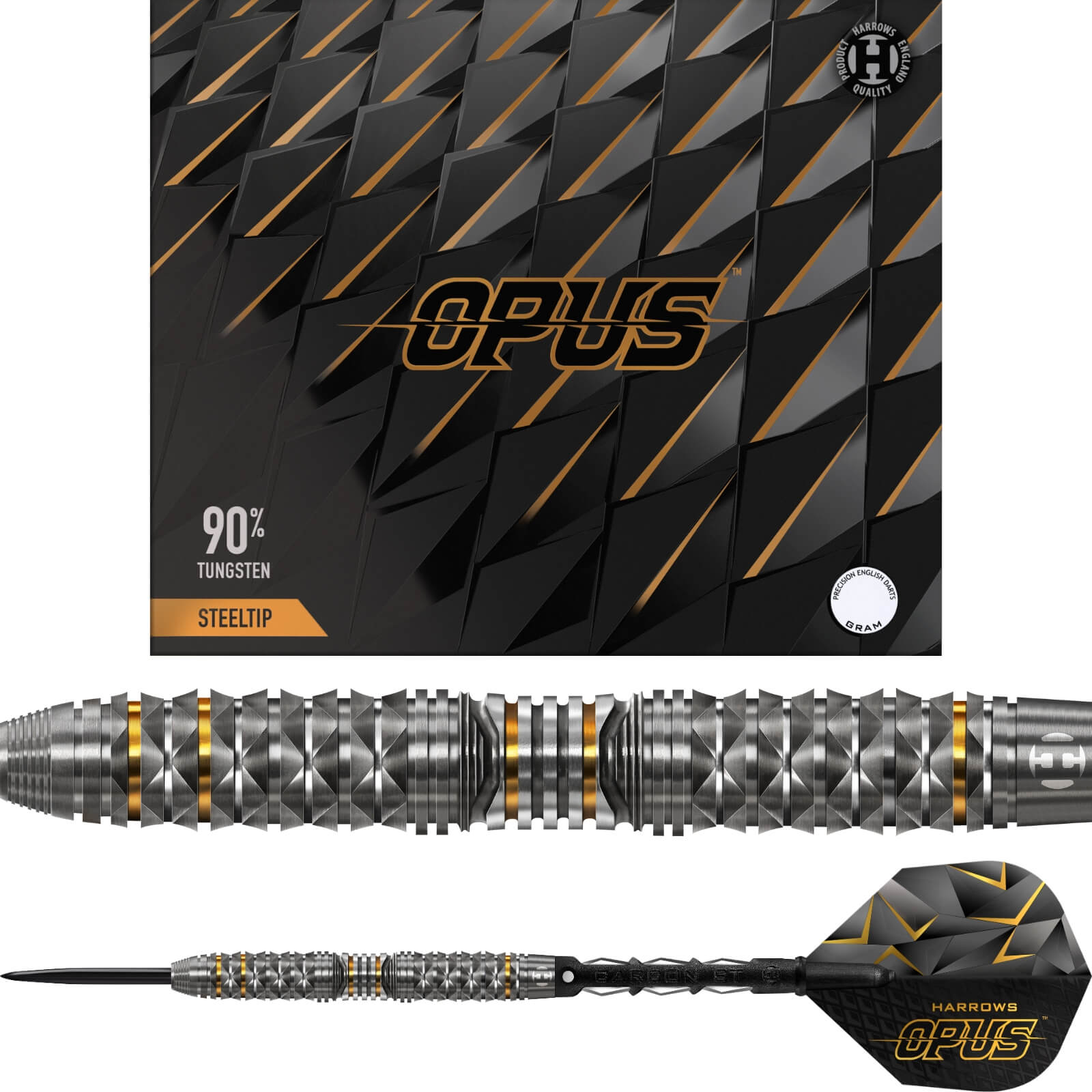 Darts - Harrows - Opus Darts - Steel Tip - 90% Tungsten - 21g 22g 23g 24g 25g 26g