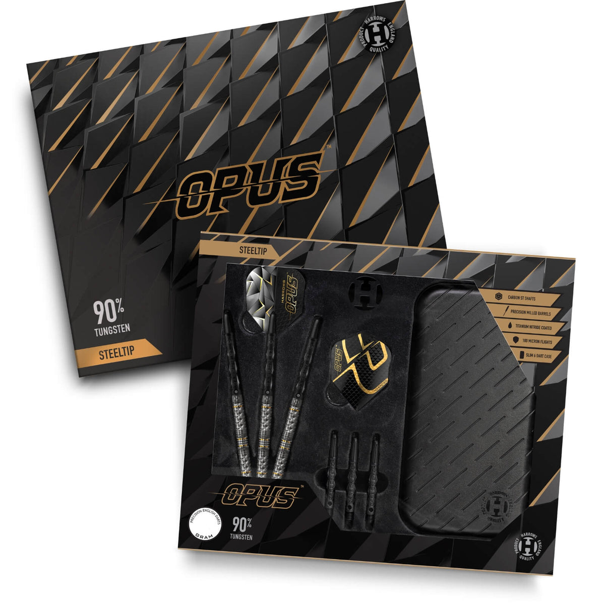 Darts - Harrows - Opus Darts - Steel Tip - 90% Tungsten - 21g 22g 23g 24g 25g 26g