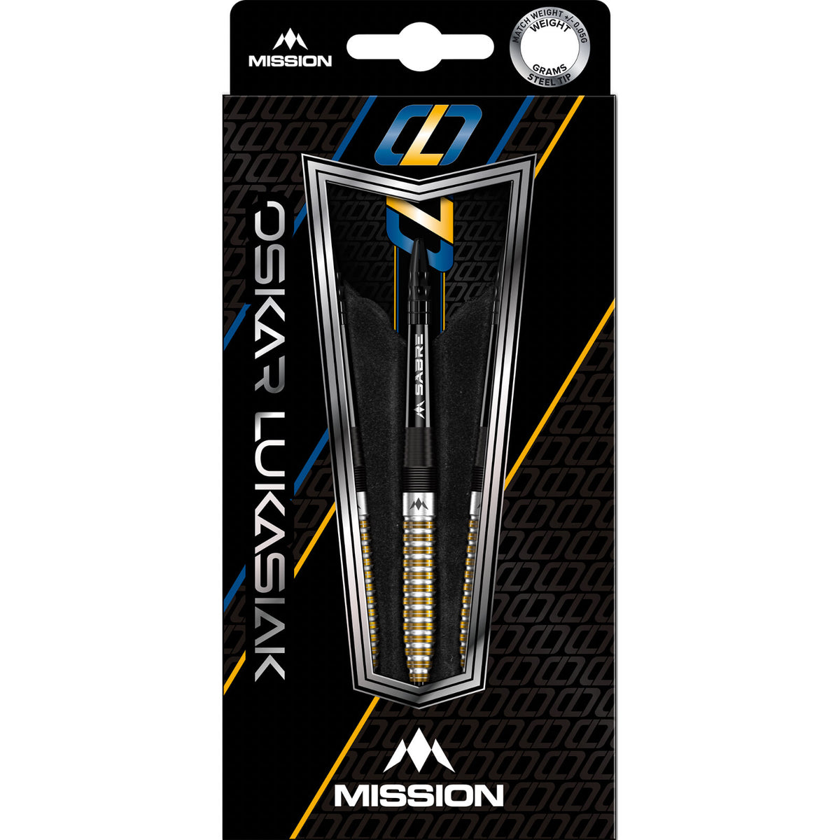 Darts - Mission - Oskar Lukasiak Darts - Steel Tip - 95% Tungsten - 22g 24g