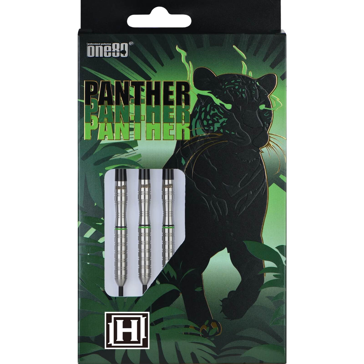 One80 - Panther H Darts - Steel Tip - 80% Tungsten - 21g 23g 25g