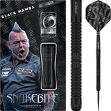 Red Dragon - Peter Wright Black Mamba Darts - 90% Tungsten - 22g 24g -