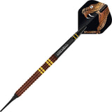 Red Dragon - Peter Wright Copper Fusion Darts - Soft Tip - 90% Tungsten - 20g -