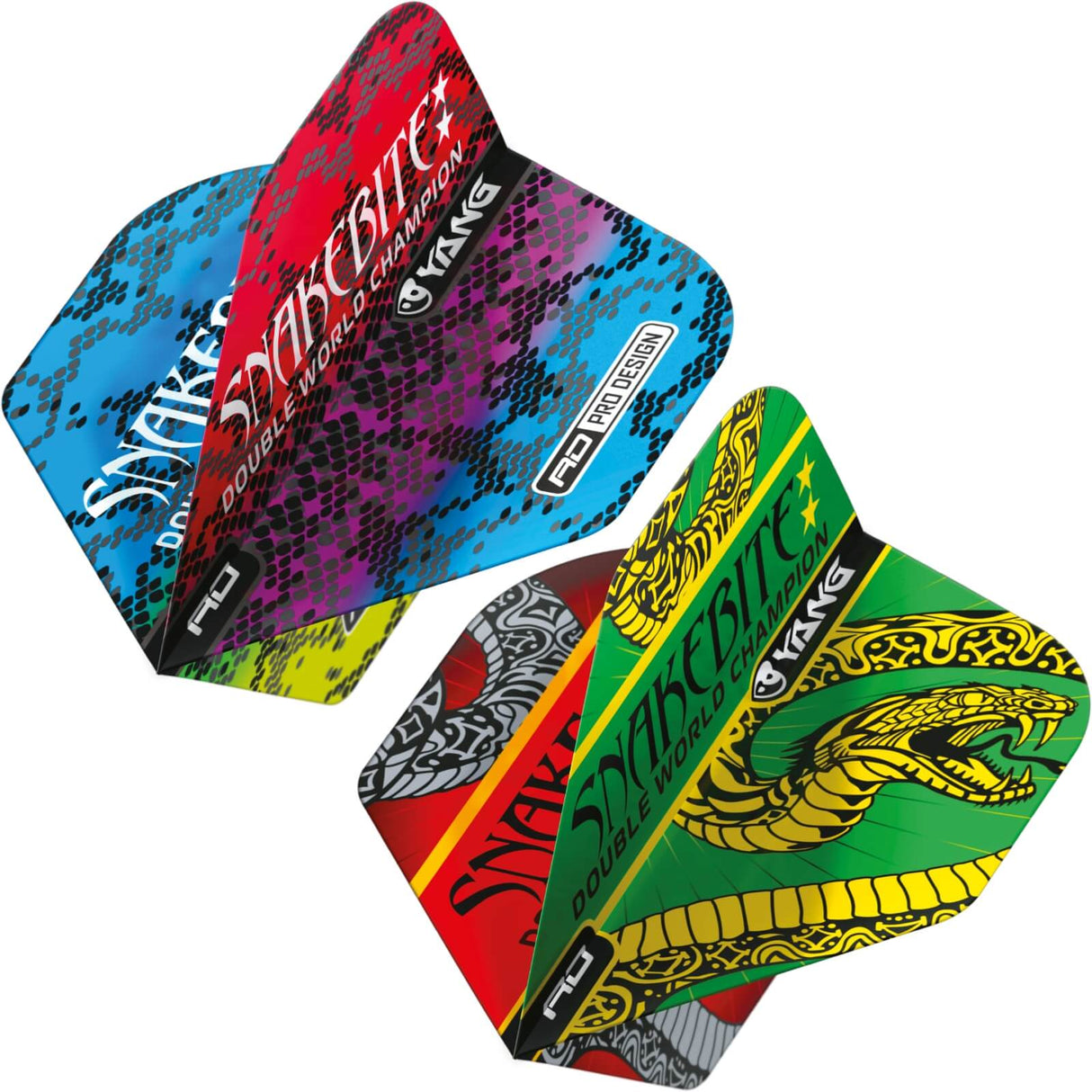 Red Dragon - Peter Wright Ying Yang Double World Champion - Big Wing Dart Flights -