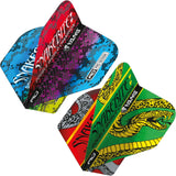 Red Dragon - Peter Wright Ying Yang Double World Champion - Big Wing Dart Flights -