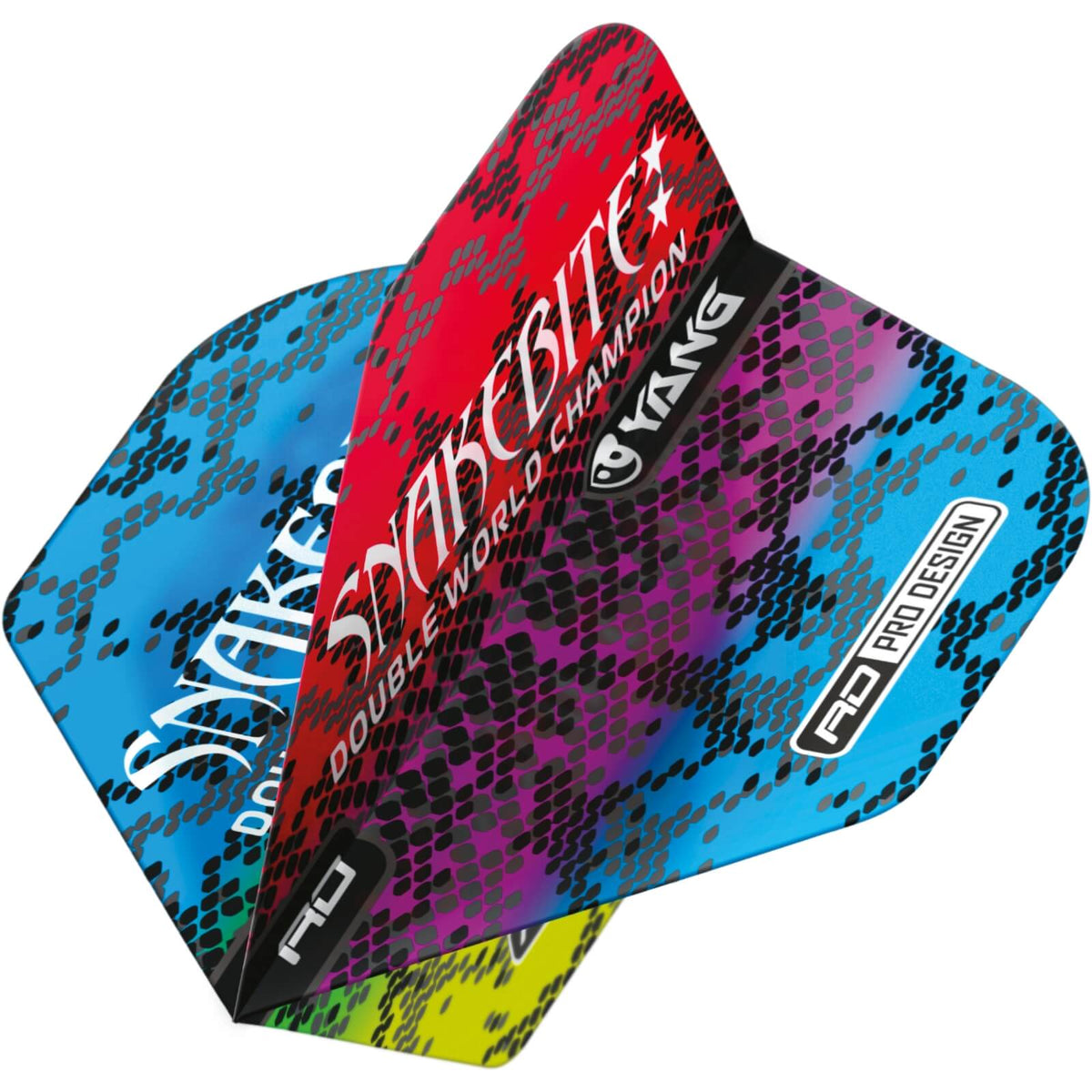 Dart Flights - Red Dragon - Peter Wright Ying Yang Double World Champion - Big Wing Dart Flights 