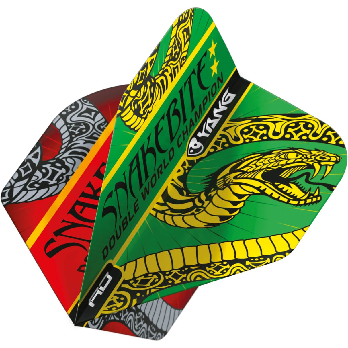 Red Dragon - Peter Wright Ying Yang Double World Champion - Big Wing Dart Flights -