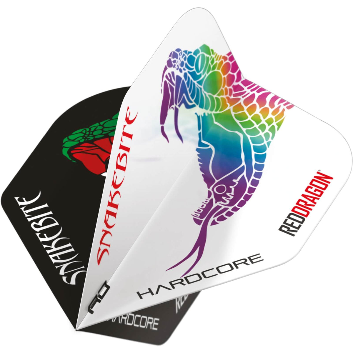 Dart Flights - Red Dragon - Peter Wright Ying Yang Snake Head - Big Wing Dart Flights 