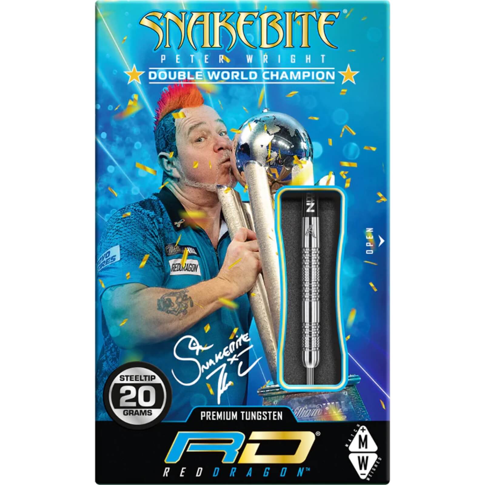 Red Dragon | Peter Wright Euro 11 Steel Tip Darts | Buy Online