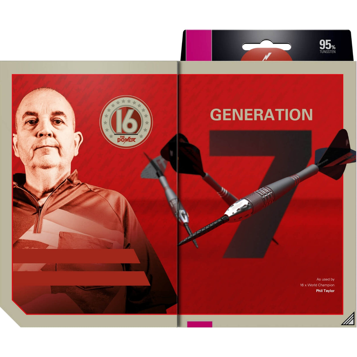 Target - Phil Taylor Gen 7 Darts - Swiss Point - 95% Tungsten - 22g 24g 26g -