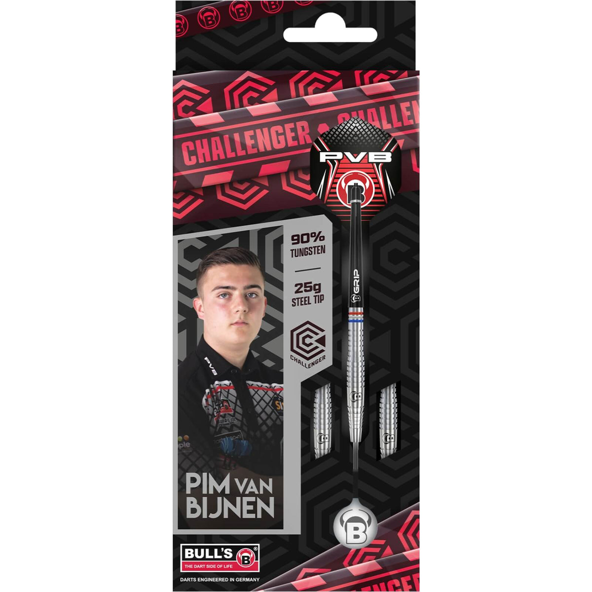 BULL'S - Challenger Pim Van Bijnen Darts - 90% Tungsten - 25g -