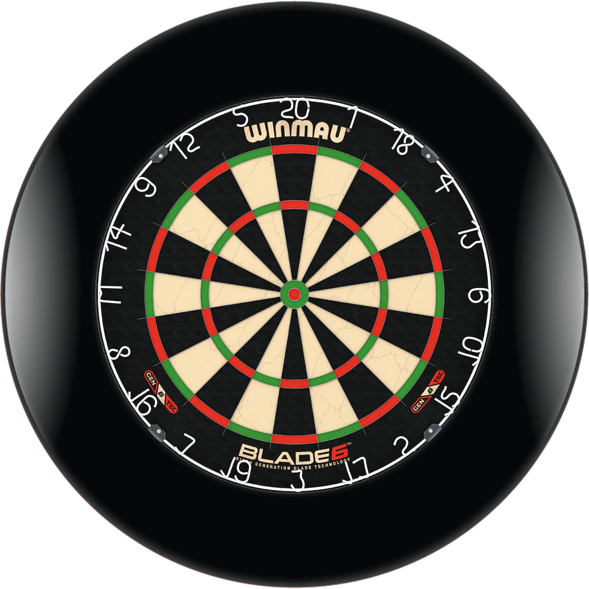Surrounds &amp; Dartboards - Formula Sports - Plain Dartboard Surround &amp; Dartboard Bundle - Choose Your Board Black / Winmau - Blade 6