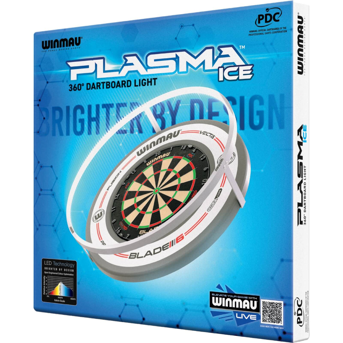 Dartboard Accessories - Winmau - Plasma ICE LED Dartboard Light