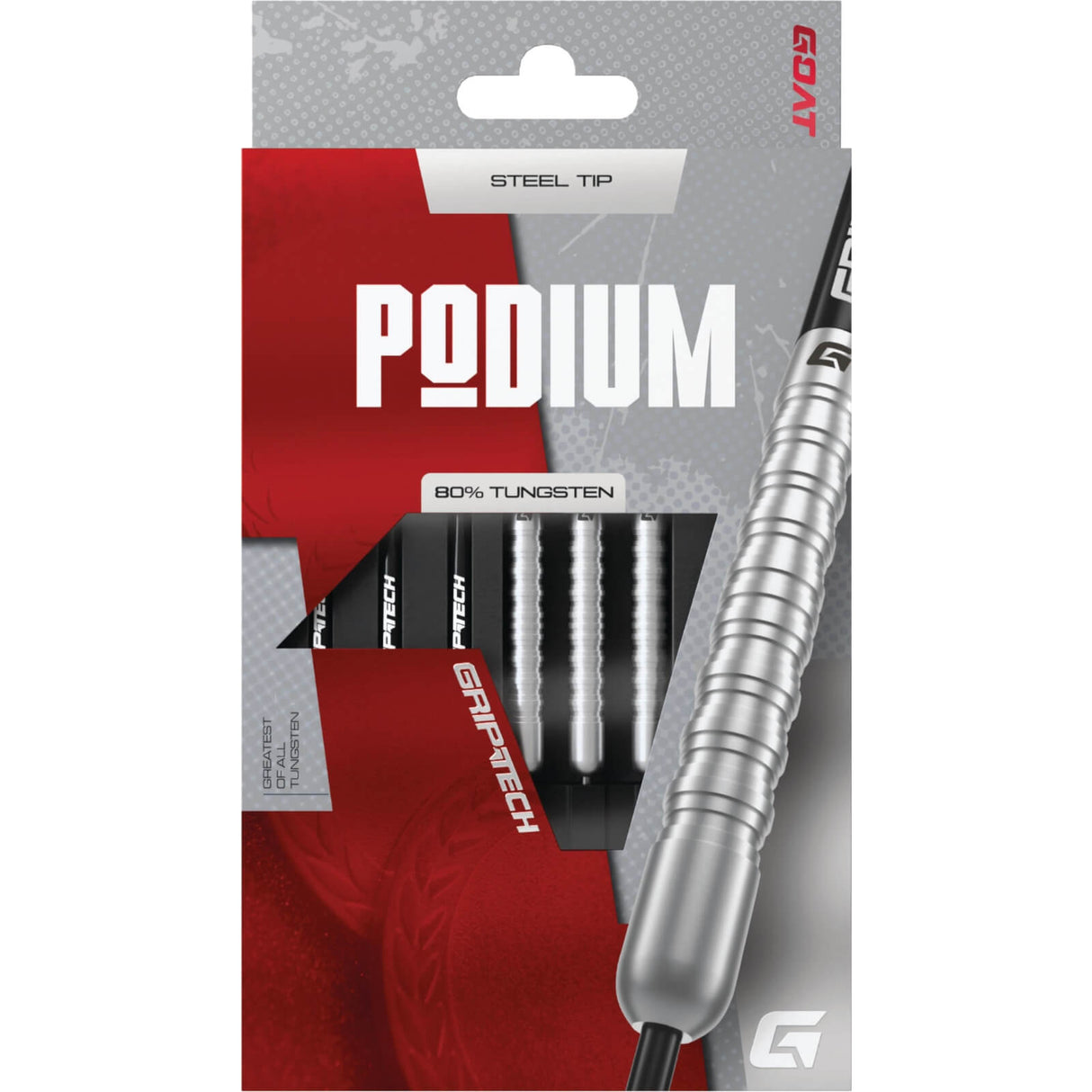 GOAT - Podium Silver Darts - 80% Tungsten - 22g 24g -
