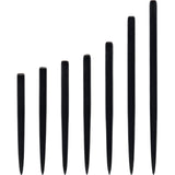 One80 - Long Taper Dart Points - Black - 32mm 34mm 36mm 38mm 42mm 50mm 55mm -